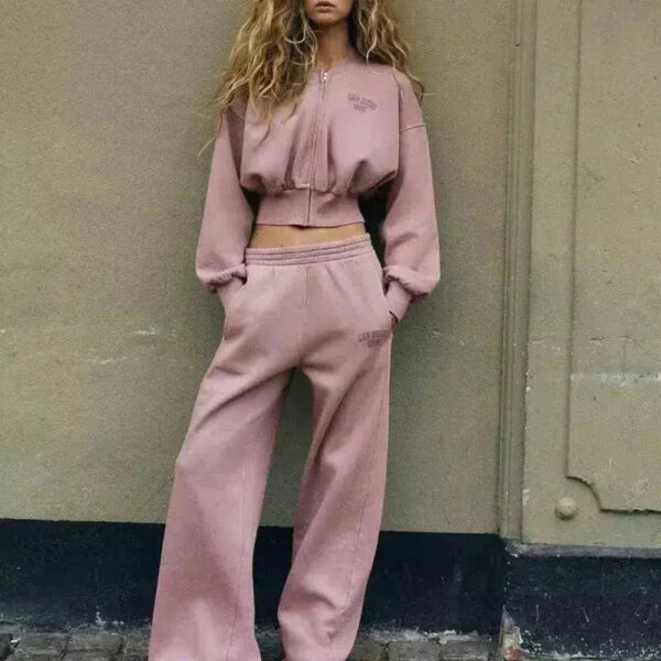 Astrid – Bluza na zamek i spodnie jogger – Zestaw San Francisco lounge