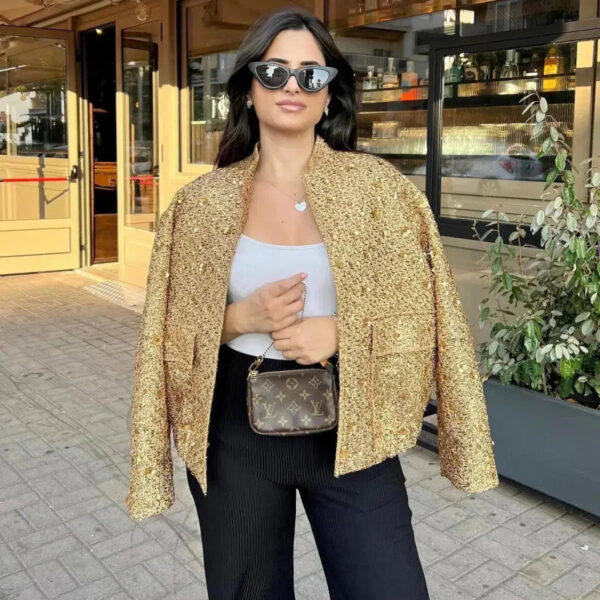 Céleste – Błyszczące cekiny – Krótka kurtka