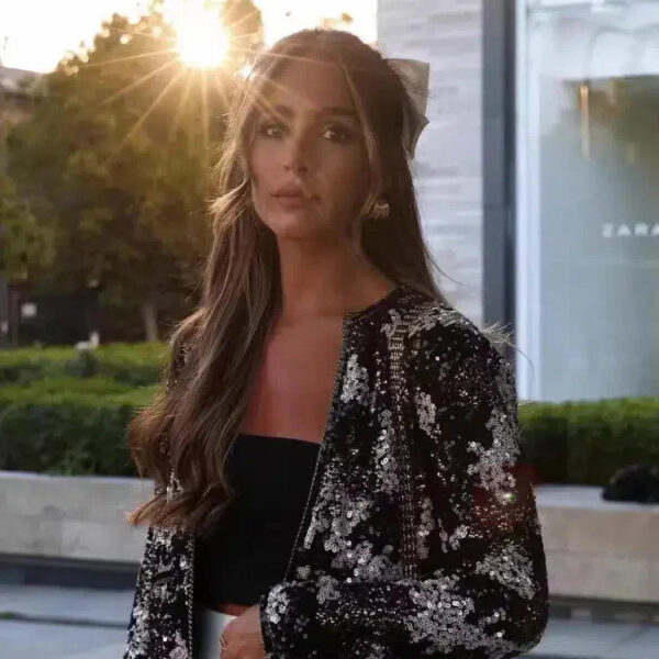 Viatrix – Lśniący design – Cekinowa kurtka