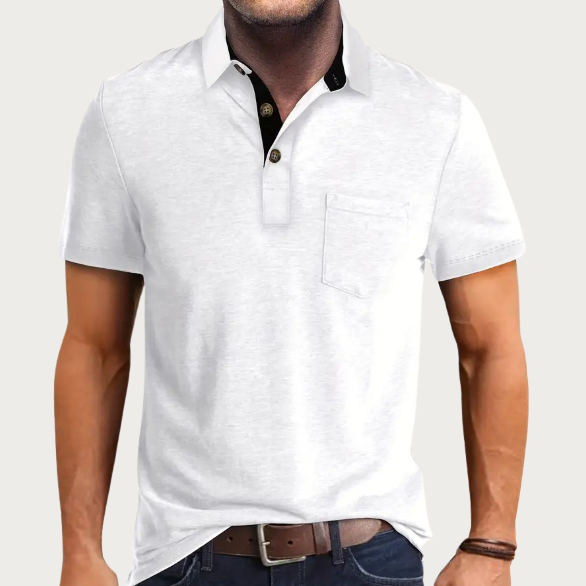 Product image showing classic polo design